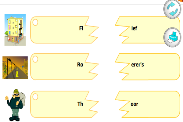 Match the words | Recurso educativo 33353