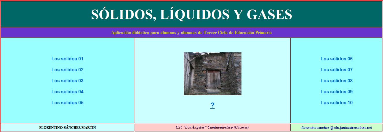 Sólidos, líquidos y gases | Recurso educativo 34791