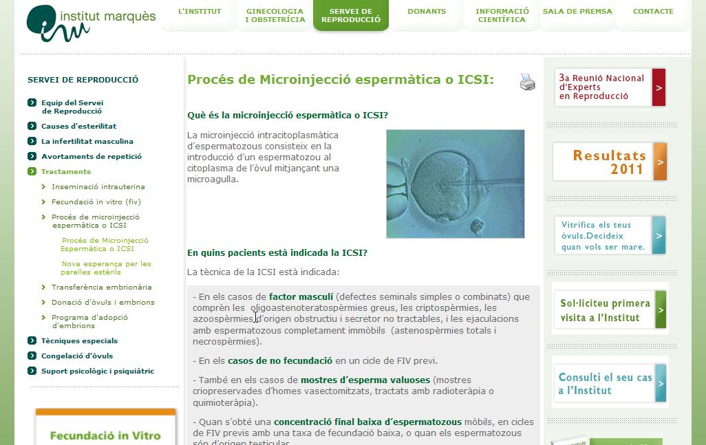 La microinjecció espermàtica | Recurso educativo 35897