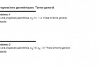 Progressions geomètriques | Recurso educativo 37694