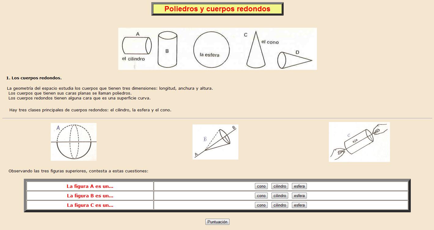 Poliedros y cuerpos redondos | Recurso educativo 38127