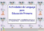 Actividades de lenguaje para educación primaria | Recurso educativo 39712