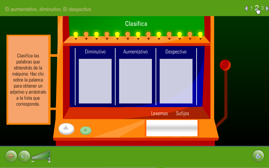 La palabra: diminutivos y augmentativos | Recurso educativo 42178