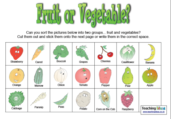 Fruit or vegetable? | Recurso educativo 42324