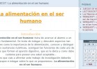 La alimentación en el ser humano | Recurso educativo 43376