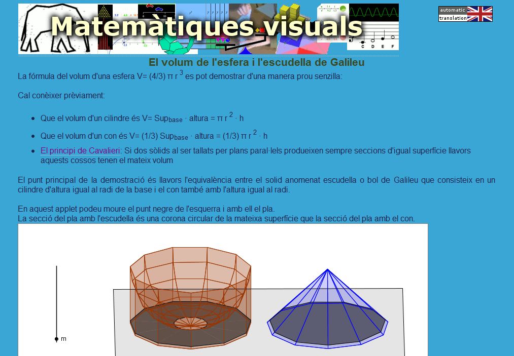 El volum de l'esfera | Recurso educativo 45974