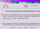 Funció de proporcionalitat directa | Recurso educativo 46017