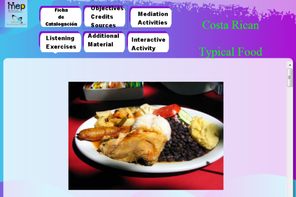 Typical food (Costa Rica) | Recurso educativo 47095