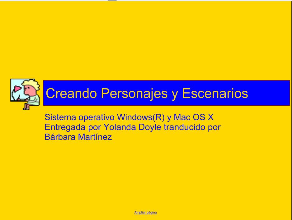 Creación de personajes | Recurso educativo 49224