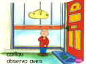 Caillou observa aves | Recurso educativo 55312