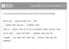 Countable & Uncountable nouns 1 | Recurso educativo 16995