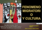 Fenomeno Migratorio Y Cultura | Recurso educativo 19198