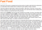 Reading: Fast Food | Recurso educativo 20282