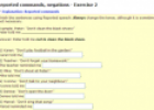 Reported commands, negations | Recurso educativo 63696