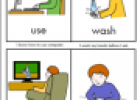 Verb cards: Use, wash | Recurso educativo 78858