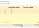 Els nombres enters: Comparar i ordenar enters | Recurso educativo 81998