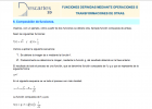 Funciones definidas mediante operaciones o transformaciones de otras: 8. Composición de funciones | Recurso educativo 92155