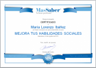 Curso de Mejora tus habilidades sociales | MasSaber | Recurso educativo 114028