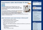 Experimento sobre electricidad: El efecto Joule - El blog de Endesa Educa | Recurso educativo 739232