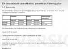 Els determinants demostratius i possessius | Recurso educativo 777240